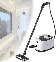 Steam Cleaner,2000W Handheld Steam Cleaner,1.8L Capacity Multipurpose Steamer for Home Use,6 Minutes Warm-Up,with 2 Brush Heads,for Couch,Windows,Furniture,Kitchen,Bathroom,110V