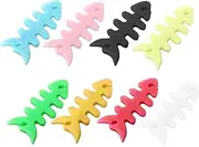 Cable Organiser for Cords Silicone Earphone Fixer Holder Keep Cables Tangle- and Organized Random