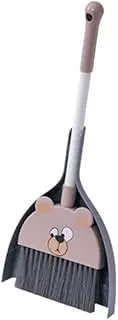 Ｓｉｍｈｏａ Kids Cleaning Set Featuring Mini Broom and Dustpan for Interactive Play, Cartoon Bear