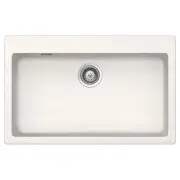 Schock Single Bowl Sink - White