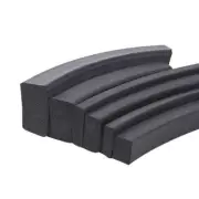 Cabinet Door Window Flat Rubber Foam Bar Seal Strip Foam Weatherstrip 1M 3.2FT