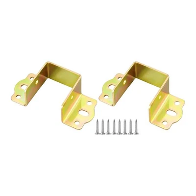 2x Bed Rail Fittings Supporters Supplies Screws Included Bed Rail Brackets