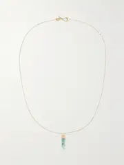 [Melissa Joy Manning] Melissa Joy Manning - 14-karat Recycled Gold Tourmaline Necklace - One size One size Gold