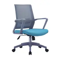 在飛比找蝦皮購物優惠-654-3 中型辦公椅 (988/灰色/灰網/灰塑腳) W5