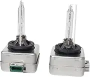 2Pcs D3S Xenon Hid Headlight Bulbs Headlamp Universal High Low Beam Replacement Bulbs 35W for SUV Pickup Sedan, 6000K