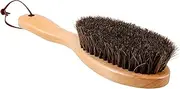 WATIIFUFU Horsehair Cleaning Brush for Shoes and Clothing Durable Handle Laundry Scrub Brush for Household Cleaning Versatile Dusting Tool for Footwear