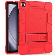 [rantice] Case for Samsung Galaxy Tab A9+ 10.9”, Heavy Duty Shockproof Rugged Protective Case with Kickstand for Samsung Galaxy Tab A9+ / A9 Plus 10.9” 2023 (SM-X210/X216/X218), Red+Black