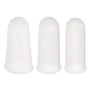 9Pcs Rubber Fingers Tips Finger Protectors Silicone Thimble 3 Sizes Transparent