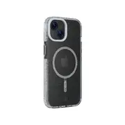 Impact Zero Galaxy Phone Case Cover Protection For Apple iPhone 15 Clear/Glitter