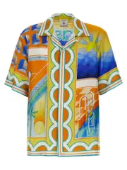 [Casablanca] Casablanca-Surreal Pool Camicie Multicolor-Uomo L