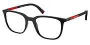 Prada Linea Rossa PS 04RV 1AB1O1 Men's Glasses Black Size 48 - Private Health Rebate - Blue Light Block Available