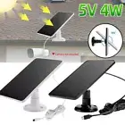 4W 5V Solar Panels for Eufy Eufycam Cam E/2C/2/2 Pro Wall Mount Cable Power NEW