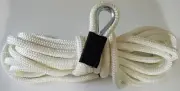Double Braid Anchor Line 5/8" X 100' - WHITE / USA Made / Non-Fading - NICE!