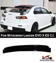 For Mitsubishi Lancer EVO X ES CJ - Rear Roof Visor Weathershields Spoiler 07-17 (for: Mitsubishi)