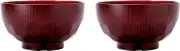 Showa Soup Bowl, Brown, etc. 12.8 fl oz (380 ml), Yamanaka Coating, Microwave and Dishwasher Safe, Turtle Shell Soup Bowl (Set of 2)