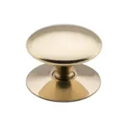 Tradco 3668PB Victorian Cupboard Knob Polished Brass 38mm