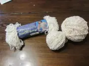 2 vintage Skeins Caron Cotton Terry Yarn new