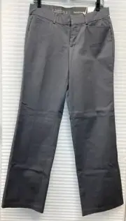 Dockers Womens Size 8M Gray Straight-Leg Pants Metro Trouser | New With Tag