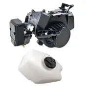 2 Stroke 50cc 49cc Engine Motor w/ Fuel Tank for Mini Pocket Bike ATV Scooter