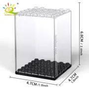 HUIQIBAO Dustproof Figures Display Case Box Show Case for Model Collection Build