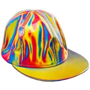 Back To The Future II Marty McFly Replica Iridescent Rainbow Hat 22cm One Size