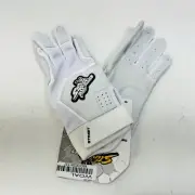 Stinger - Sting Squad White-Out Batting Gloves Size Youth L NEW