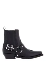 [GANNI] GANNI western chelsea ankle boots 36 Black