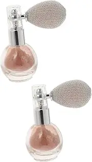 TOVINANNA 2pcs Body Powder Spray Loose Glitter Spray Eyeshadow Pressed Glitter Spray for Face Gold Body Glitter Loose Powder Glitter Makeup Body Shimmer Highlight Dusting Miss Plastic
