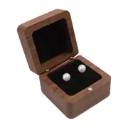 Ring Storage Box Wooden Box for Jewelry Display Proposal Engagement Wedding Ceremony