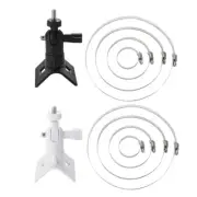 Universal Poles Mount Adapter Hoop Wall Mounting Bracket for CCTV Camera