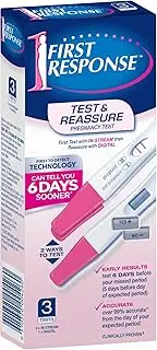 First Response Test and Reassure Pregnancy Test - In-Stream & Digital Test Combo - Detects 6 days early - Over 99% Accurate - Easy To Use - Test Any Time of the Day - Fast Results - 3 Pack