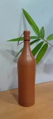 Clay water bottle Natural Cooling Eco Friendly