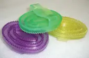 Large Rubber Massage Curry Comb Coat Shedding Horse Cattle Dogs