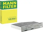 MANN-FILTER CUK 2939/1 Cabin Air Filter, Pollen Filter with Activated Carbon, Right Hand Drive for Cars and Vans