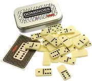 Miniature take-Anywhere Set of Traditional Dominoes