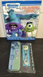 Monster University School Pencil Set And Colouring Book