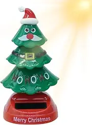 Solar Dashboard Figures Christmas,Solar Dancing Toy Christmas Tree - Christmas Solar Toys Dancing Ornaments Car Windowsill Decor for Car Dashboard