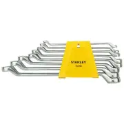 STANLEY Set of 8 Shallow Offset Ring Spanners/Wrenches Sizes: 6x7 To 20x22
