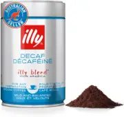 Decaffeinated Ground Coffee, 250 G - Smooth and Balanced Decaf Blend - 100% Arab