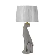 Lioness Silver Base Decorative Table Lamp