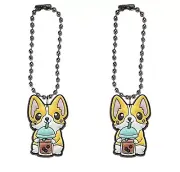 Dog Puppy Tumbler Chain Cup Mug Bottle Drink Coffee Tea Unique Set of 2