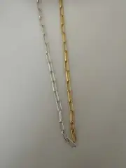 Thin Paperclip Cable Link Chain | 3Ft. long | Wire, 5X13mm | Elongated Link Chai