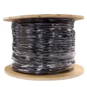 Dynamix CA-142C-152BK 2 Core 14AWG/2.08mm2 Dual Sheath Speaker Cable - 152m - Black 41/0.25BC x 4C - OD 9.8mm - Rip Cord - CL3 Rated - Meter Marked [CA-142C-152BK]