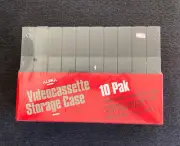 Alpha Video Cassette Storage Case - 10 pak New Condition