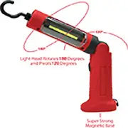 Saber Single Strip 3-Watt LED Cordless Rechargeable Work Light ATD-80303 New!