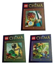 LEGO Legends of Chima 3 Folder Set ~ Longtooth, Crominus, Battle Scene