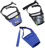 CORHAD 3pcs Adjustable Bite Dog Muzzle Practical Mouth Cover for Pet Dogs Prevents Biting Barking Chewing Secure Adjustable Strap Random Style Model