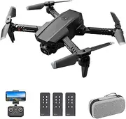 LS-XT6 RC Drone with Camera 4K Drone Single/Dual Camera Track Flight Gravity Sensor Gesture Photo Video Altitude Hold Headless Mode RC Quadcopter for Adults Kid