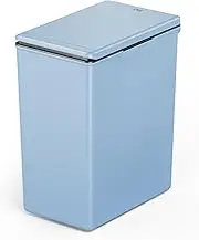 EKO Morandi Kitchen Bin, Plastic Touch Recycling Bin, Perfect for Kitchen & Home, Titanium Blue, 20 Litre