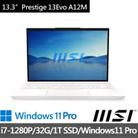 在飛比找momo購物網優惠-【MSI 微星】13.3吋i7創作者筆電(Prestige 